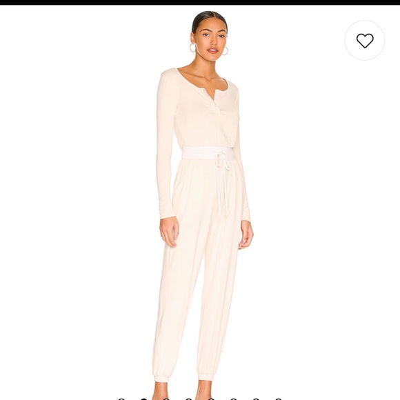 Nwt Lovers and friends Stacey Jumpsuit in Sand Dollar - Picture 3 of 11